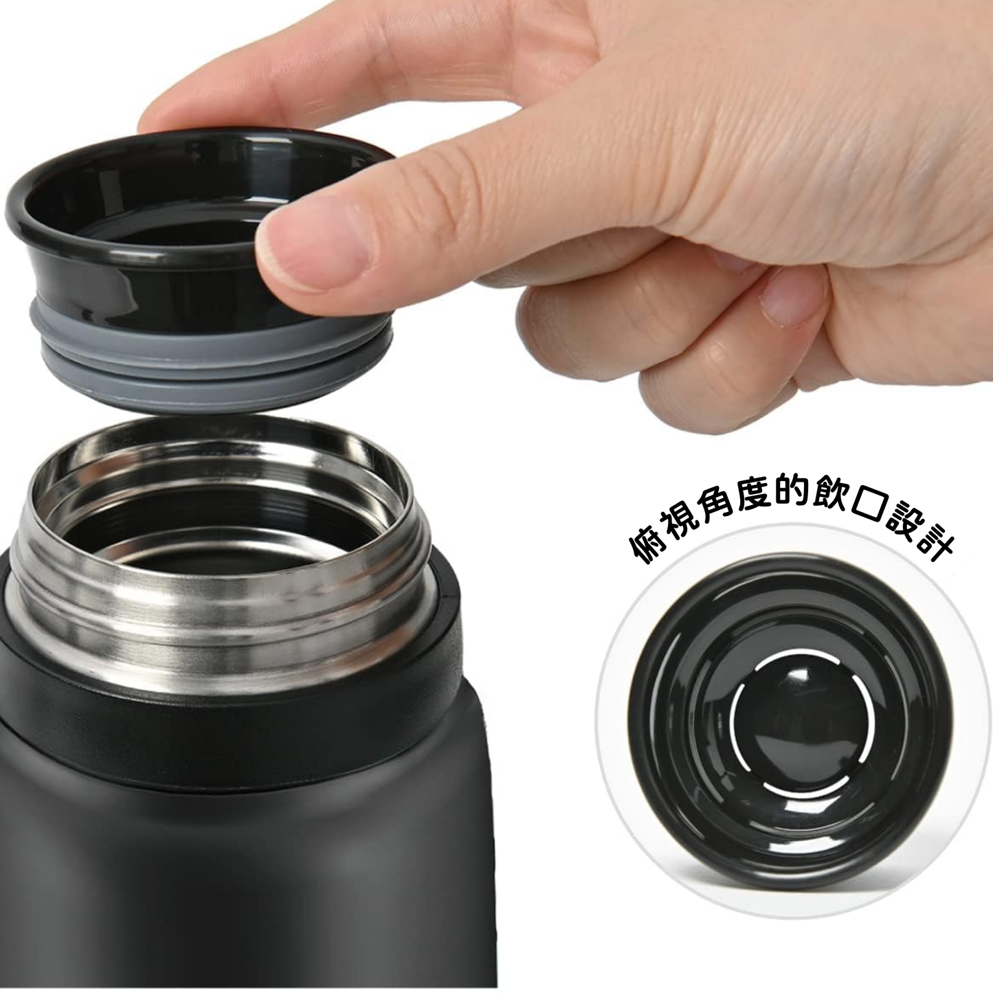 Peacock日本孔雀 / ASK-RS101 / 1000ml 運動隨身316不銹鋼保溫杯 - Chop & Chew