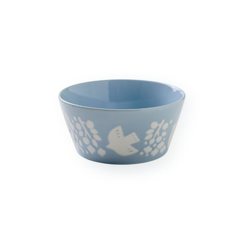 PLANTAREE / 13cm 日本陶瓷餐碗附蓋 / 飛鳥淺藍 - Chop & Chew