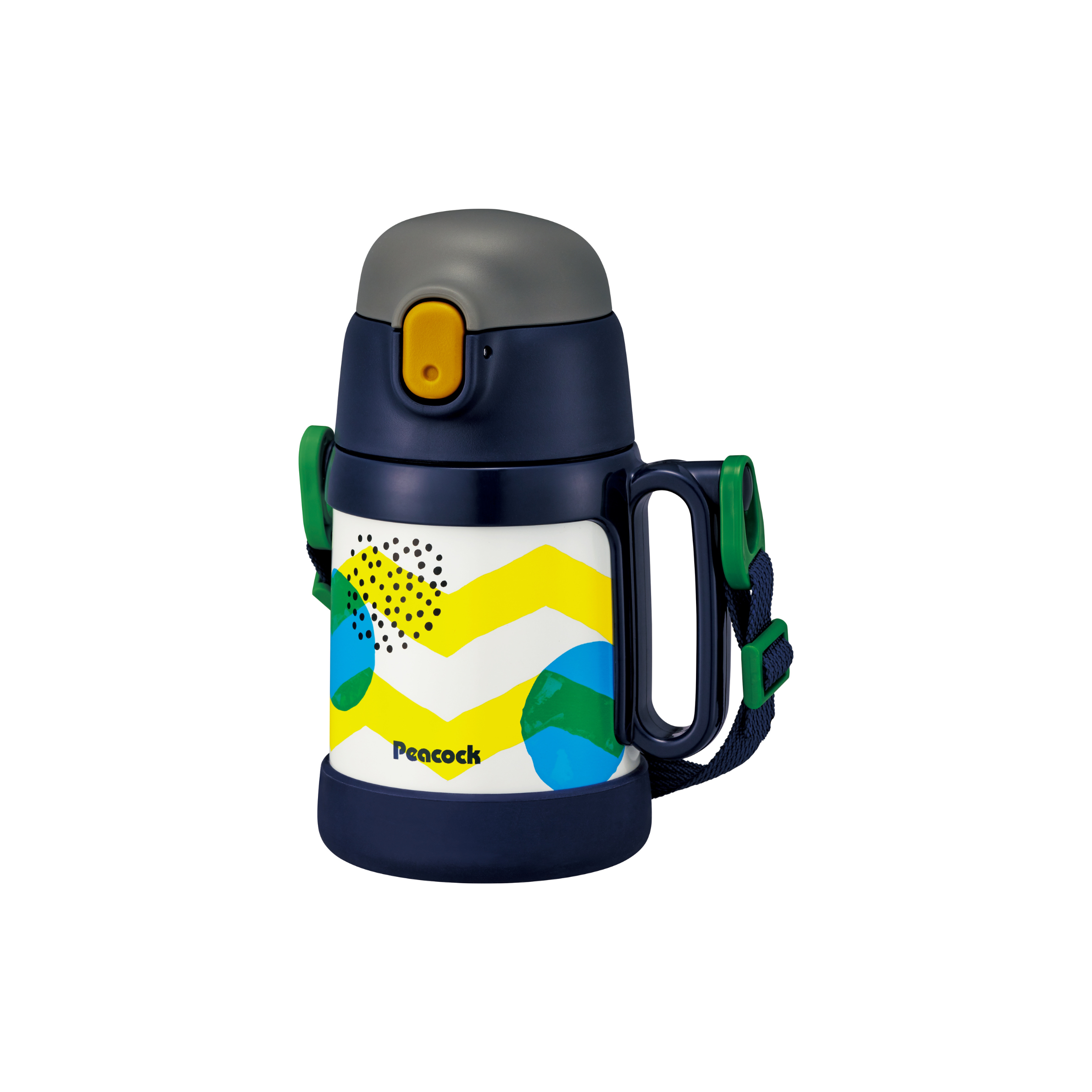 Peacock日本孔雀 ASK-W40 400ml 兒童保溫杯，不銹鋼，耐衝擊底座，隨行學習兩用，幼兒園適用 2