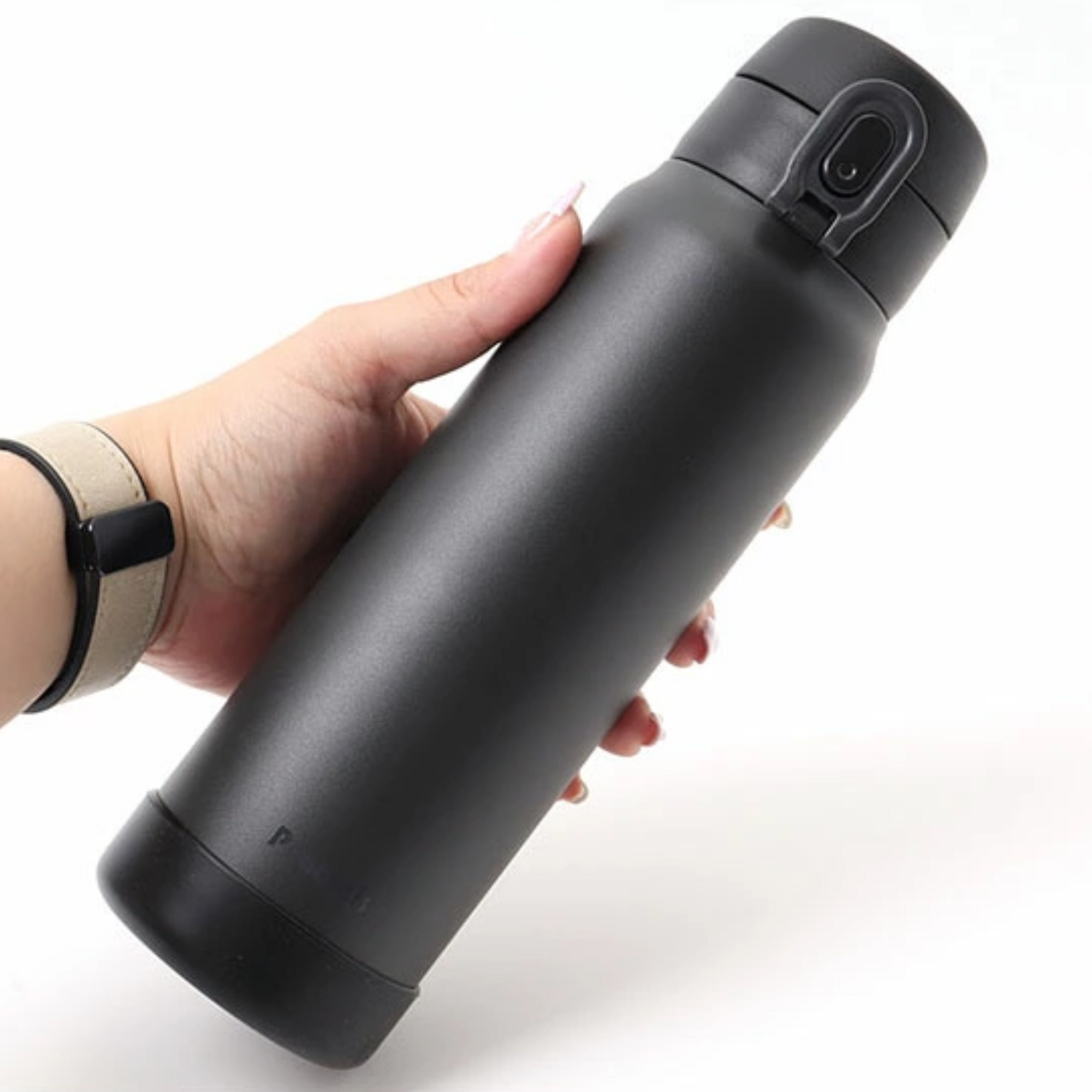 Peacock日本孔雀 AKE-R81 800ml 黑色運動保溫杯，SUS316不銹鋼，一按即飲，保冷6小時，健身用 2