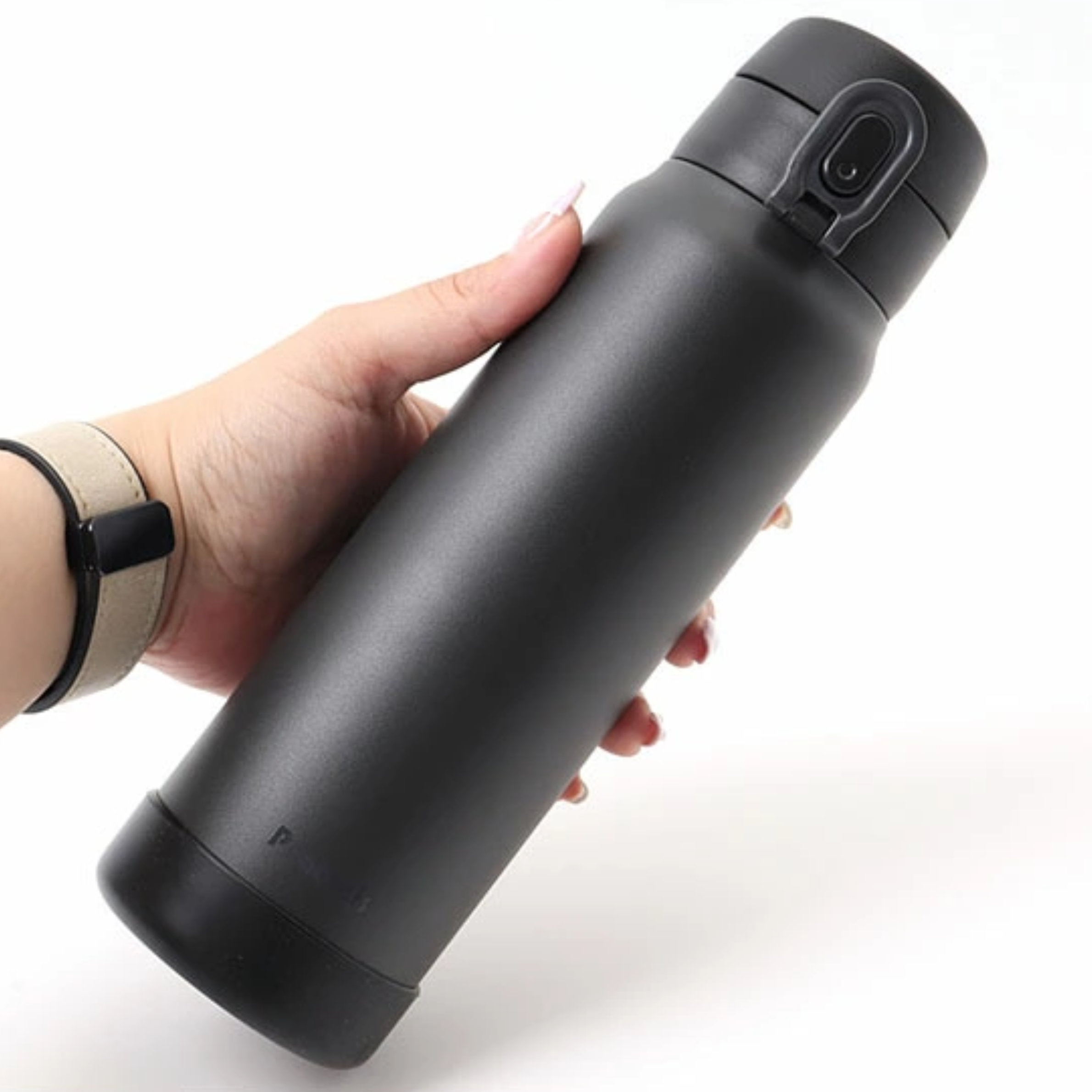 Peacock日本孔雀 AKE-R81 800ml 黑色運動保溫杯，SUS316不銹鋼，一按即飲，保冷6小時，健身用 2