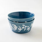PLANTAREE / 13cm 日本陶瓷餐碗 附蓋 / 翠鳥 - Chop & Chew
